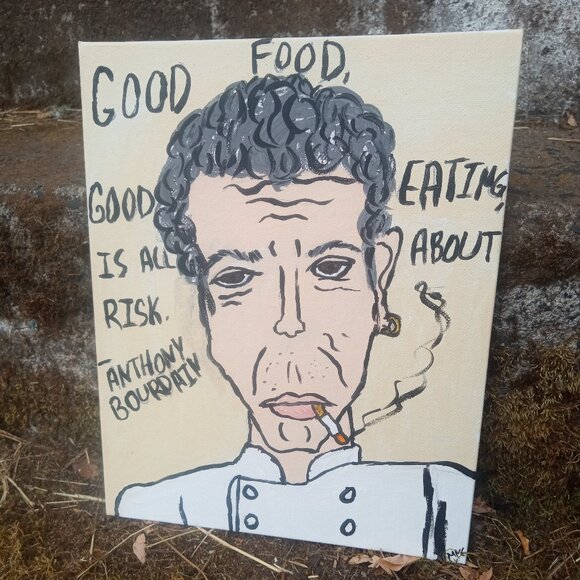 Anthony Bourdain Portrait Painting - Picture 13 of 16